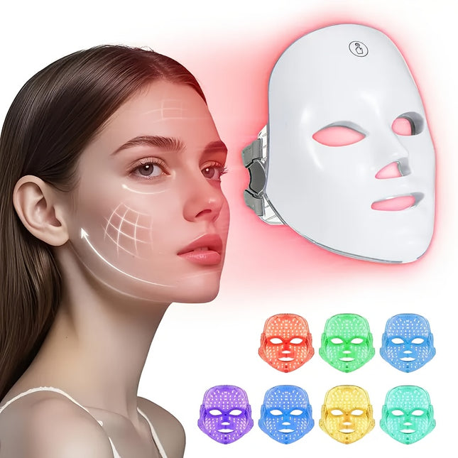 7 Colors Facial Device White