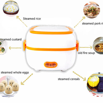Multi-function electric cooking lunch box