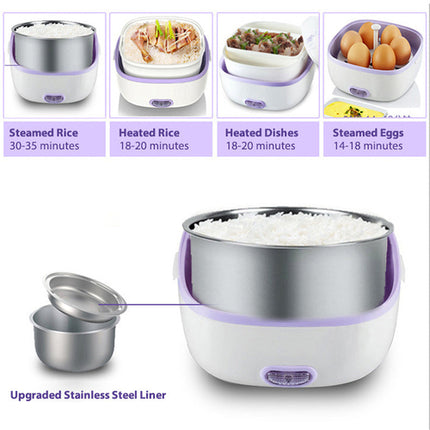 Multi-function electric cooking lunch box