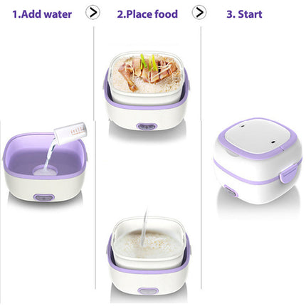 Multi-function electric cooking lunch box