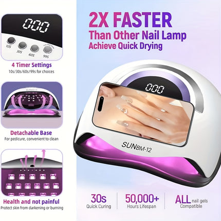 LED Nail Lamp,72 Beads