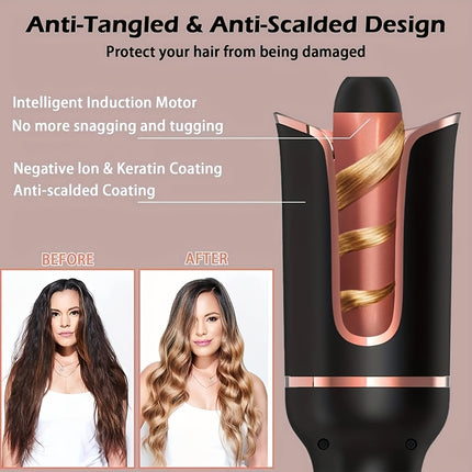 Automatic Rotating Curling Iron Wand