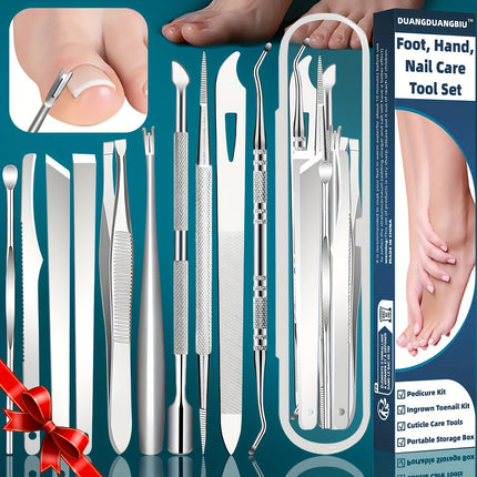 Steel Ingrown Toenail & Cuticle Removal Kit