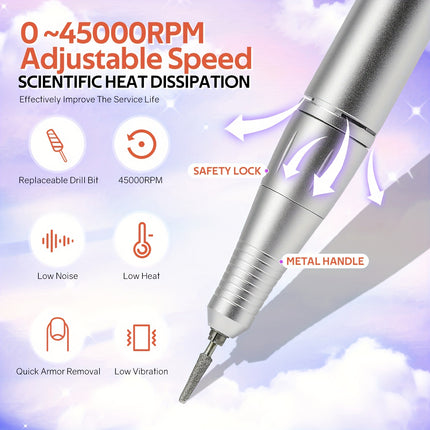 Electric Nail Drill Set