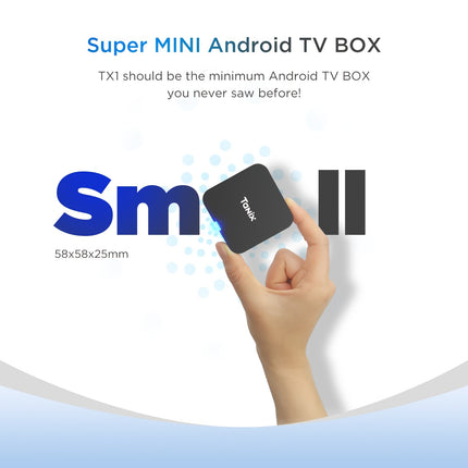 Android TV Box with H313 Quad Core Processor