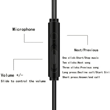 Heavy Bass Wired Headphones