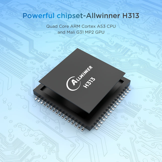 Android TV Box with H313 Quad Core Processor