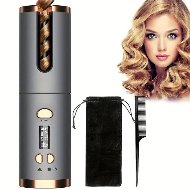 Wireless Charging Automatic Portable Curling Iron