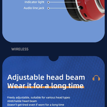 Head mounted headphones