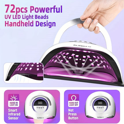 LED Nail Lamp,72 Beads