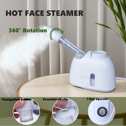 Facial Steamer with Adjustable Nozzle