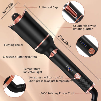 Automatic Rotating Curling Iron Wand