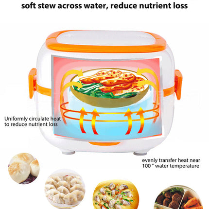 Multi-function electric cooking lunch box