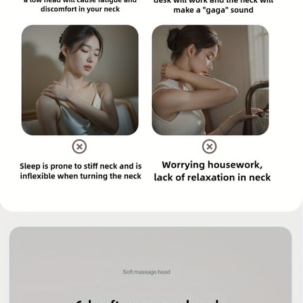 Electric Massage Pillow Blue