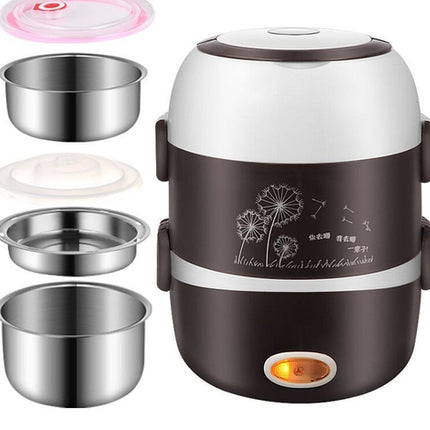 Multi-function electric cooking lunch box