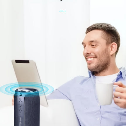 Wireless Speaker with Integrated Subwoofer