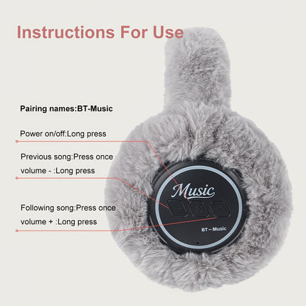 Winter Earmuffs with Wireless Headphones