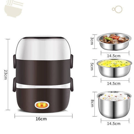 Multi-function electric cooking lunch box
