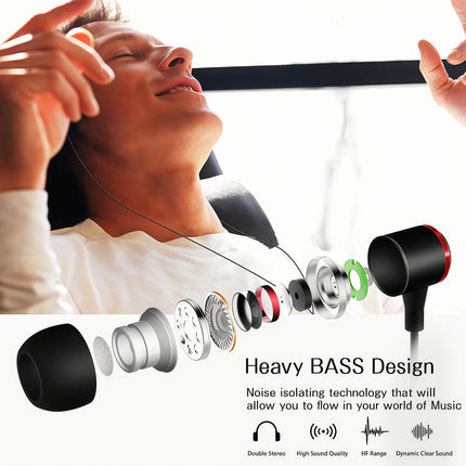 Heavy Bass Wired Headphones