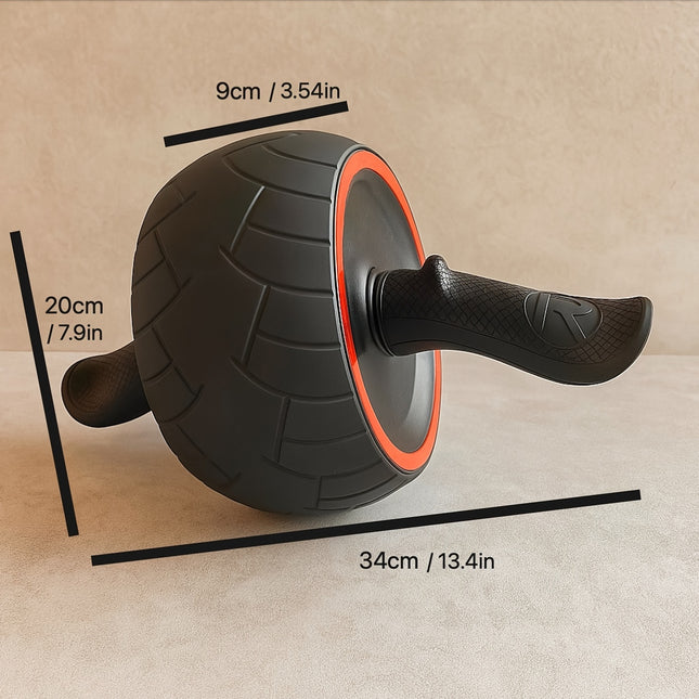 Dual-Wheel Portable Anti-Slip Ab Roller