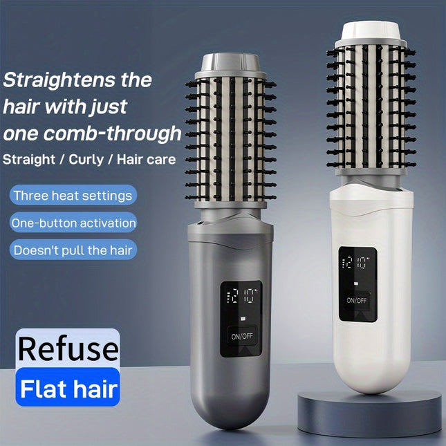 Cordless Hair Curling And Brush